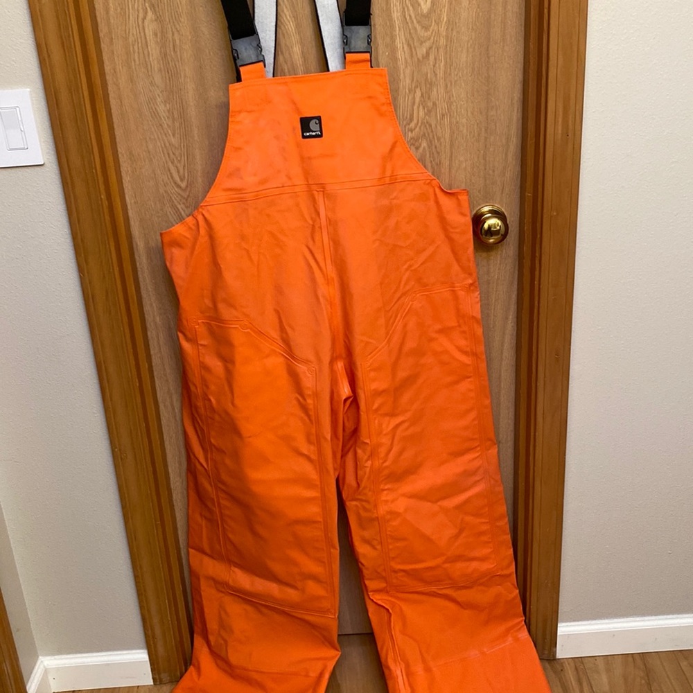 Men’s Carhartt rain pants, size Large Regular
